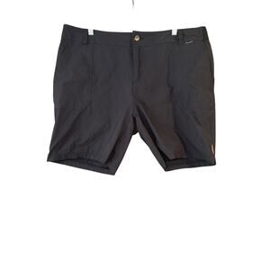 Zeroxposur Women's Plus Size Black Casual Shorts 8" Inseam Size XXL
